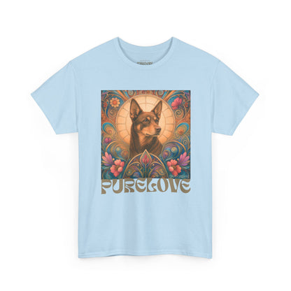 Kelpie Brown Vintage Graphic T-Shirt – Unisex Cotton Tee for Dog Lovers