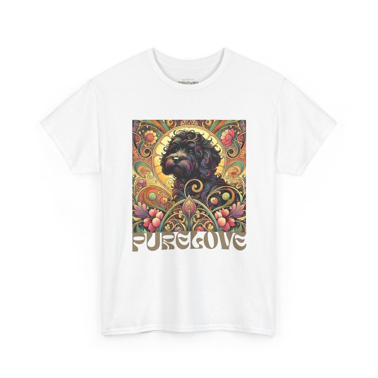 Black Cavapoo (Cavoodle) Vintage Graphic T-Shirt – Unisex Cotton Tee for Dog Lovers