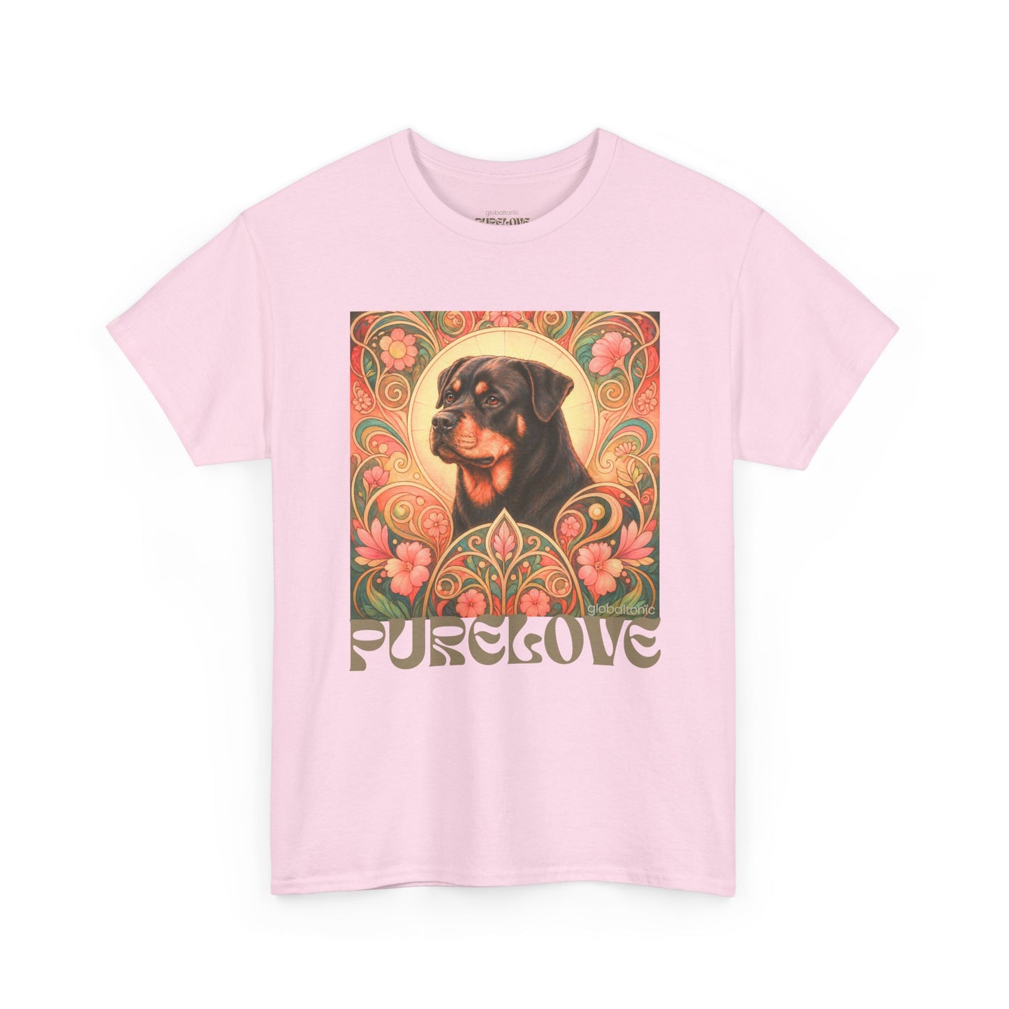 Rottweiler Buddha Vintage Graphic T-Shirt – Unisex Cotton Tee for Dog Lovers