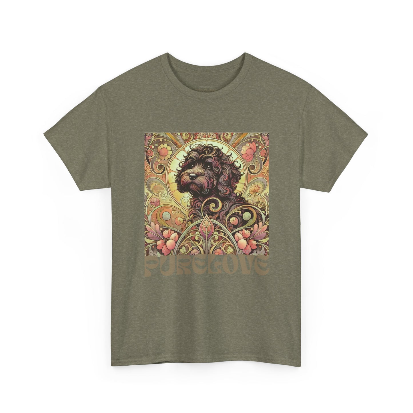 Black Cavapoo (Cavoodle) Vintage Graphic T-Shirt – Unisex Cotton Tee for Dog Lovers