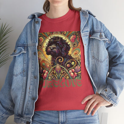 Black Cavapoo (Cavoodle) Vintage Graphic T-Shirt – Unisex Cotton Tee for Dog Lovers