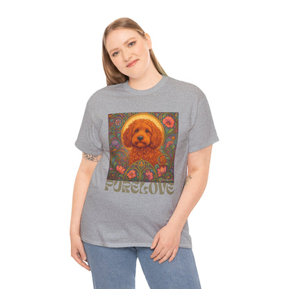 Red Cockapoo (Spoodle) Vintage Graphic T-Shirt – Unisex Cotton Tee for Dog Lovers