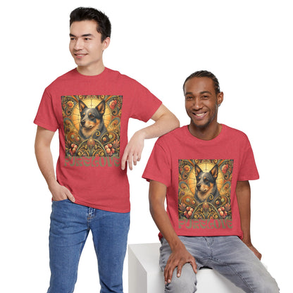 Australian Blue Heeler Vintage Graphic T-Shirt – Unisex Cotton Tee for Dog Lovers