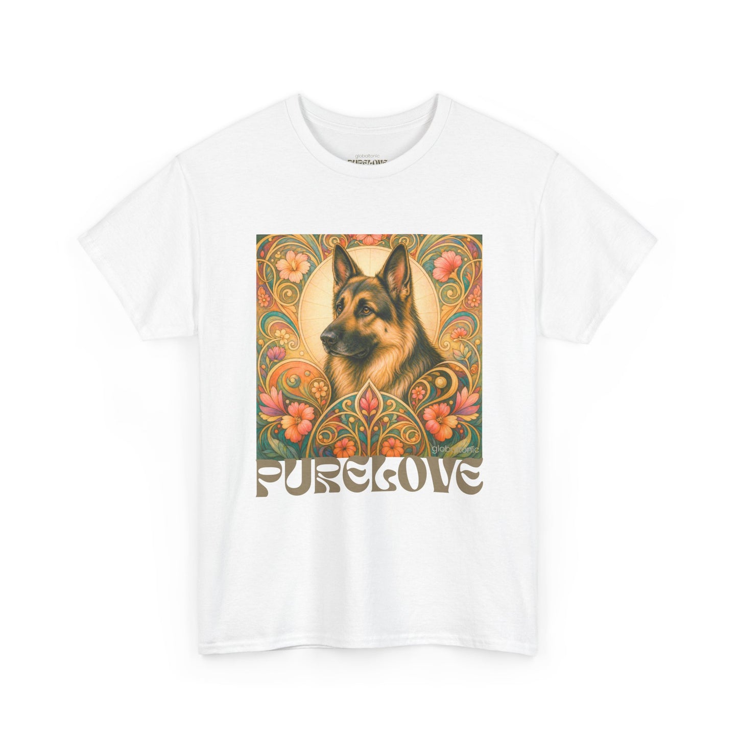 German Shepherd Vintage Graphic T-Shirt – Unisex Cotton Tee for Dog Lovers