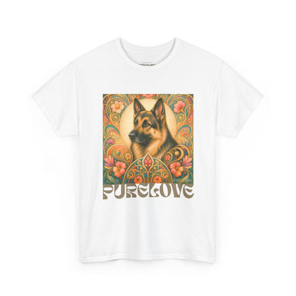 German Shepherd Vintage Graphic T-Shirt – Unisex Cotton Tee for Dog Lovers
