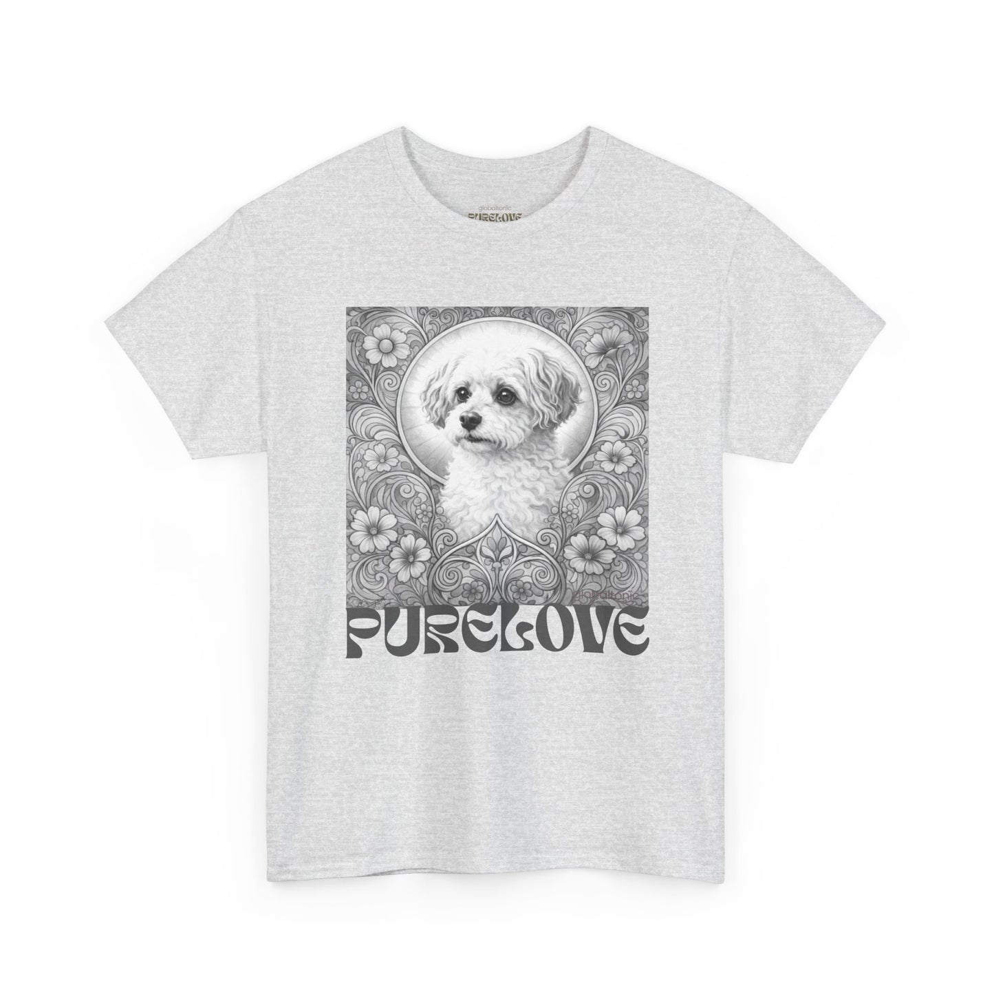 Foxypoo (Foodle) Vintage Graphic T-Shirt – Unisex Cotton Tee for Dog Lovers (Black & White)