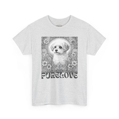 Foxypoo (Foodle) Vintage Graphic T-Shirt – Unisex Cotton Tee for Dog Lovers (Black & White)