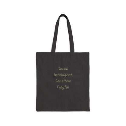 Red Goldendoodle Vintage Dog Lovers Cotton Canvas Tote Bag - Unique, Artistic, Durable