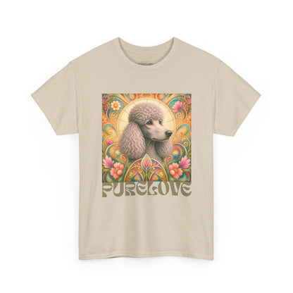 Poodle Grey Vintage Graphic T-Shirt – Unisex Cotton Tee for Dog Lovers