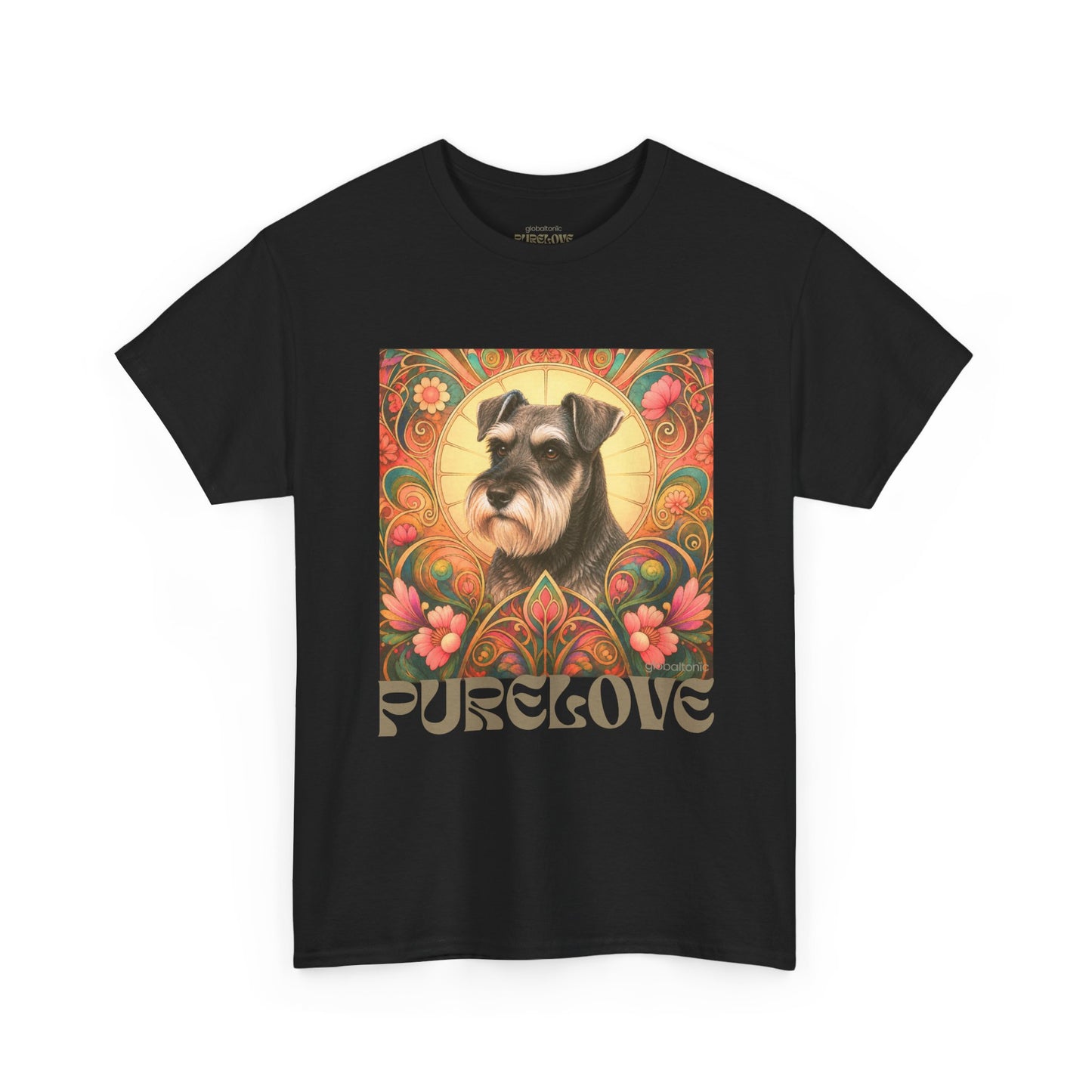 Schnauzer Vintage Graphic T-Shirt – Unisex Cotton Tee for Dog Lovers