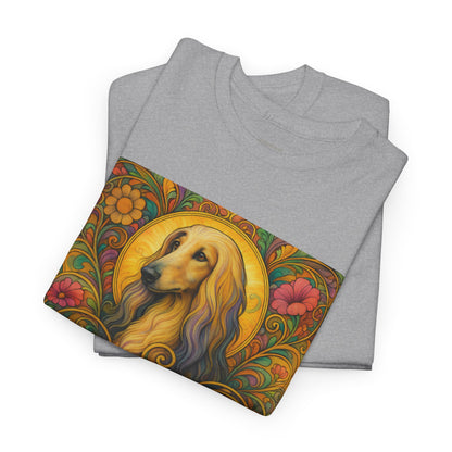 Afghan Vintage Graphic T-Shirt – Unisex Cotton Tee for Dog Lovers
