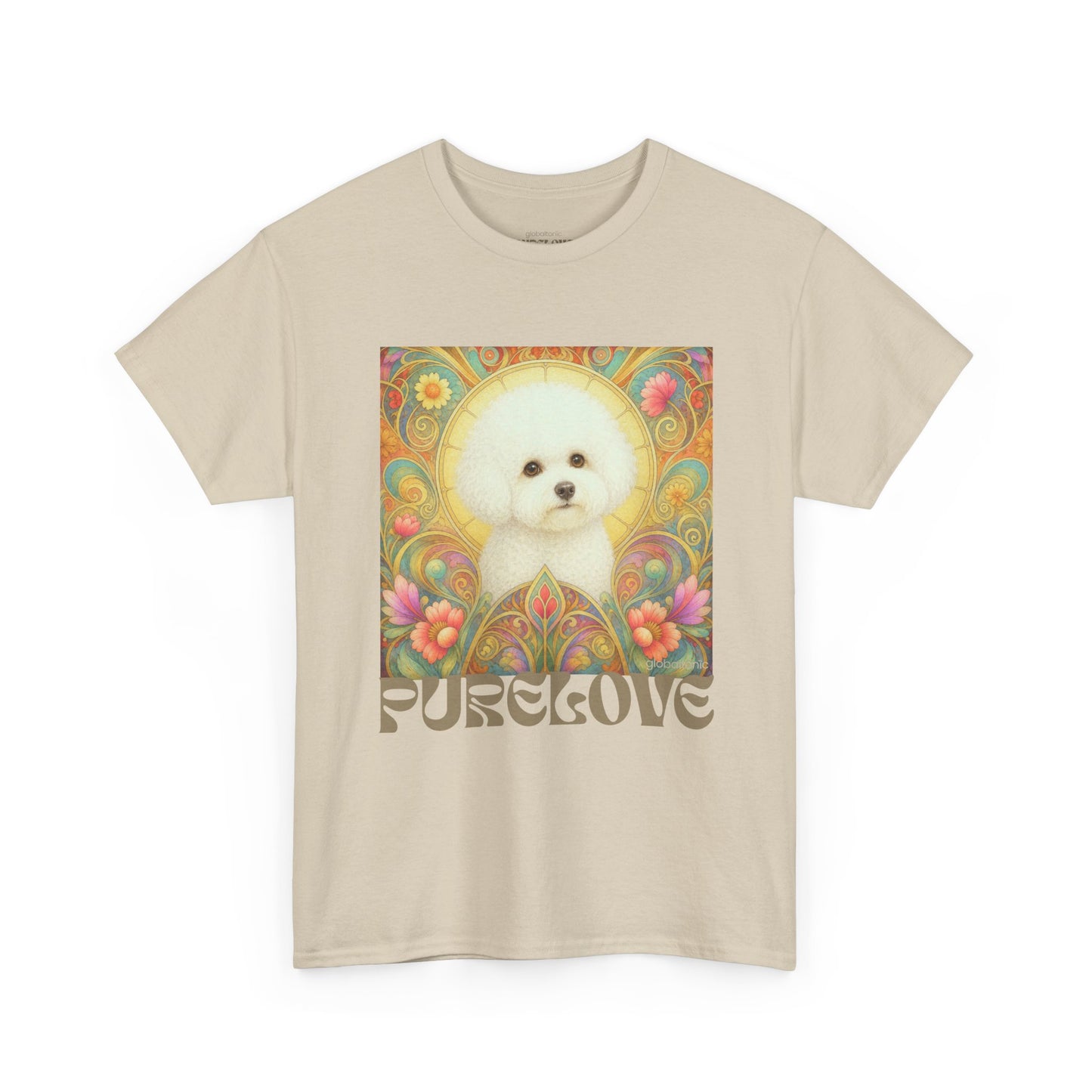 Bichon Frise Vintage Graphic T-Shirt – Unisex Cotton Tee for Dog Lovers