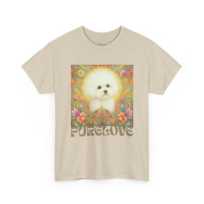 Bichon Frise Vintage Graphic T-Shirt – Unisex Cotton Tee for Dog Lovers