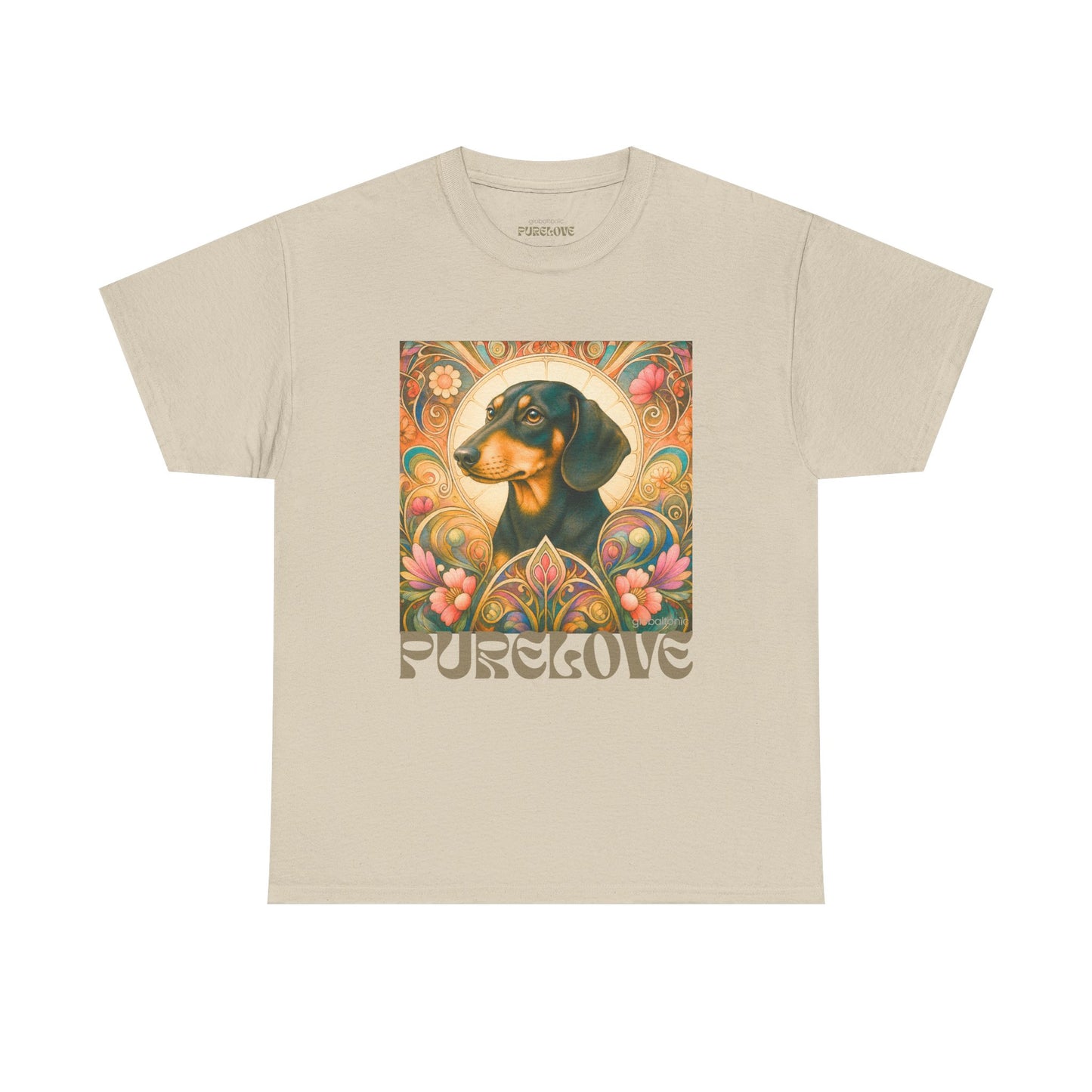 Dachshund Black Tan Vintage Graphic T-Shirt – Unisex Cotton Tee for Dog Lovers