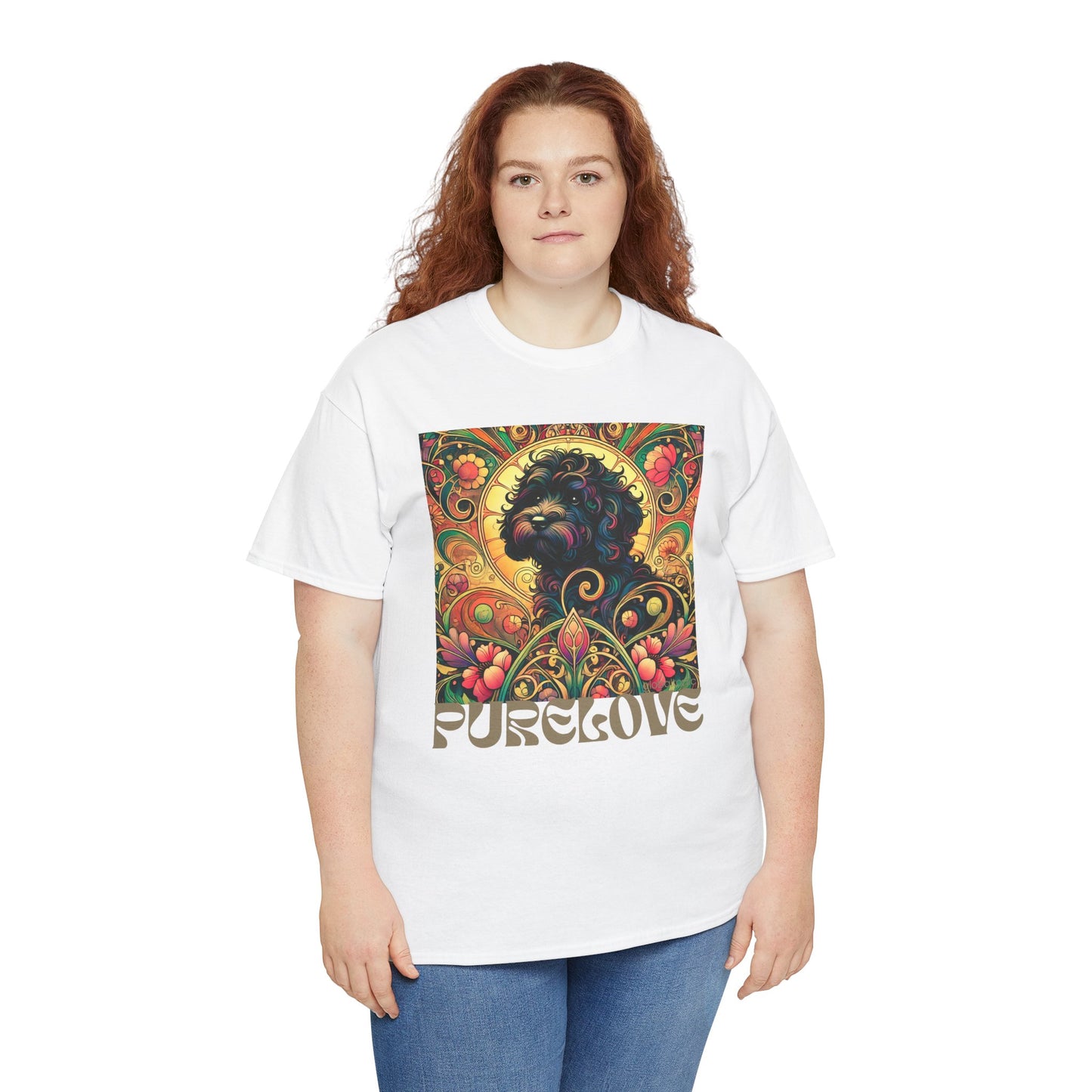Black Cavapoo (Cavoodle) Vintage Graphic T-Shirt – Unisex Cotton Tee for Dog Lovers