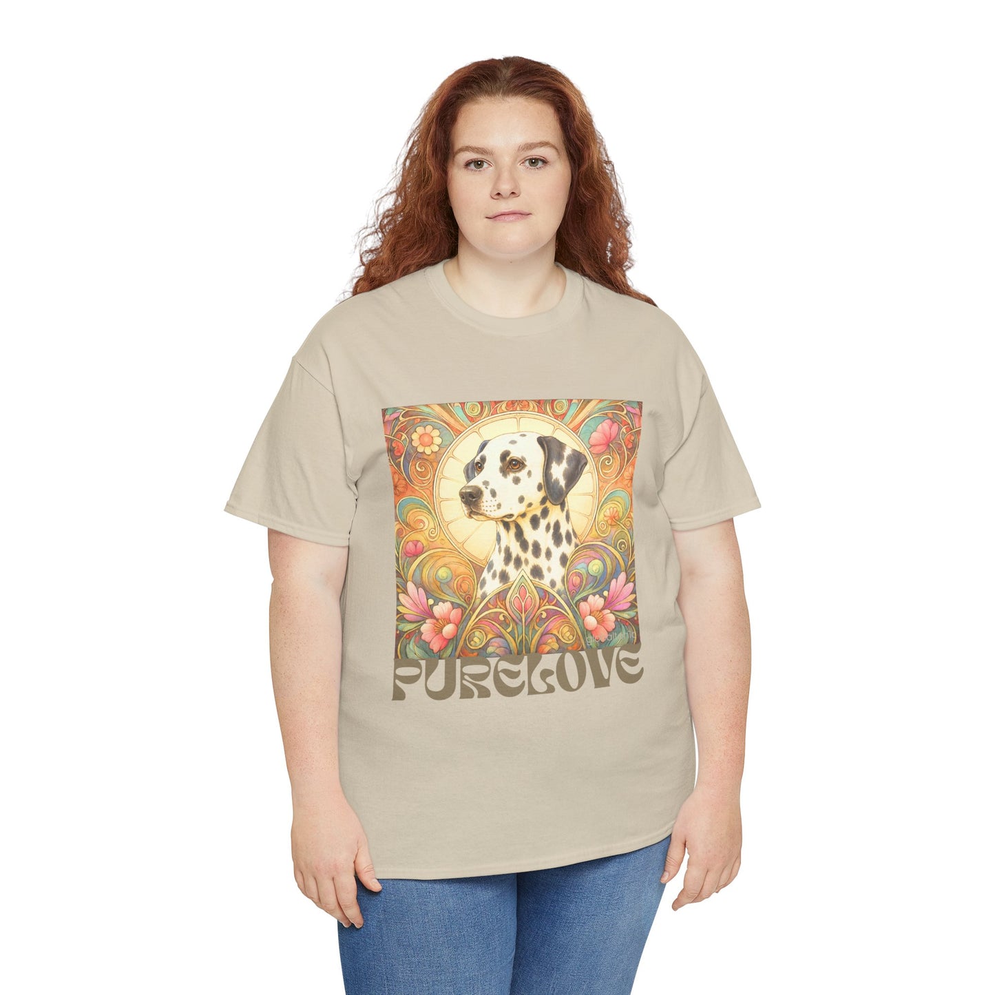 Dalmatian Vintage Graphic T-Shirt – Unisex Cotton Tee for Dog Lovers
