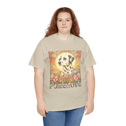 Dalmatian Vintage Graphic T-Shirt – Unisex Cotton Tee for Dog Lovers