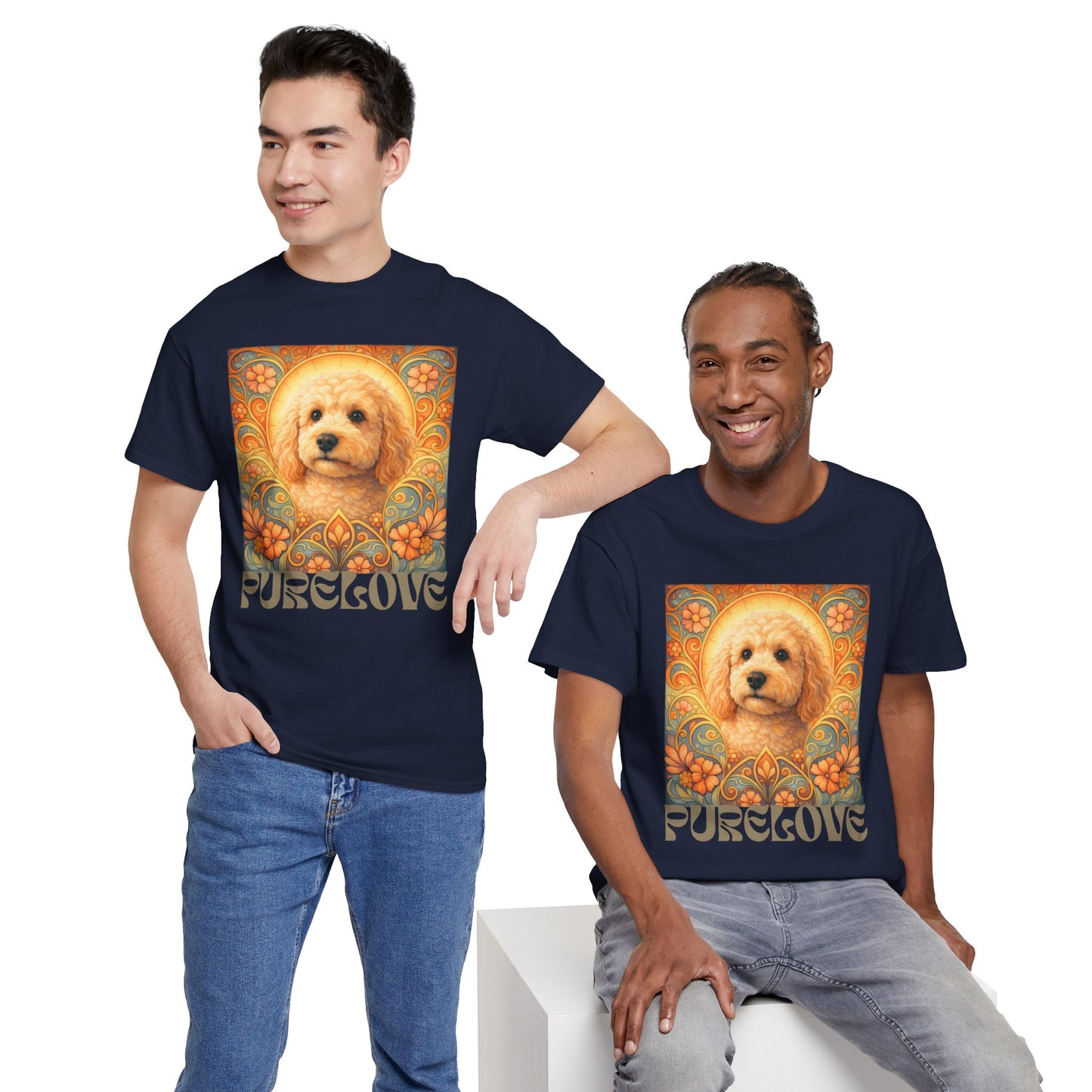 Goldendoodle (Groodle) Vintage Graphic T-Shirt – Unisex Cotton Tee for Dog Lovers