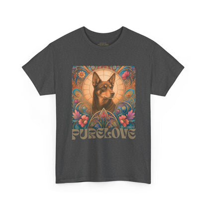Kelpie Brown Vintage Graphic T-Shirt – Unisex Cotton Tee for Dog Lovers