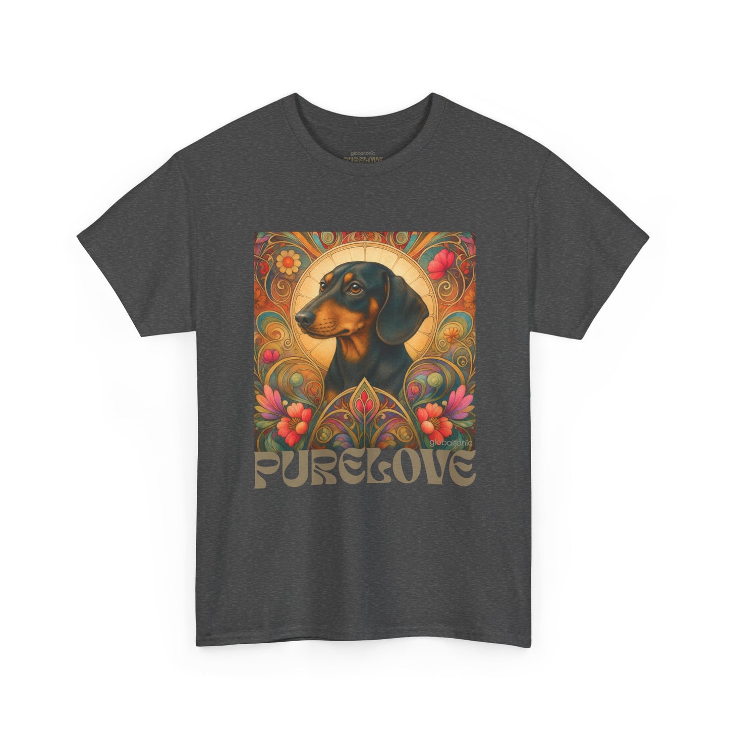 Dachshund Black Tan Vintage Graphic T-Shirt – Unisex Cotton Tee for Dog Lovers