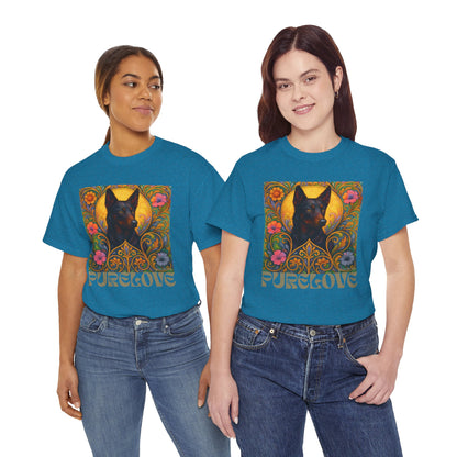 Black Kelpie Vintage Graphic T-Shirt – Unisex Cotton Tee for Dog Lovers