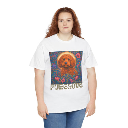 Red Cockapoo (Spoodle) Vintage Graphic T-Shirt – Unisex Cotton Tee for Dog Lovers