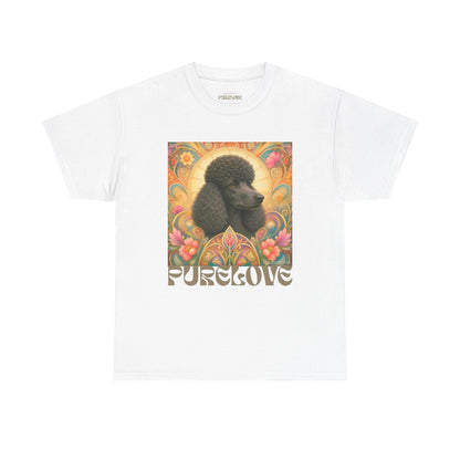 Poodle Black Vintage Graphic T-Shirt – Unisex Cotton Tee for Dog Lovers