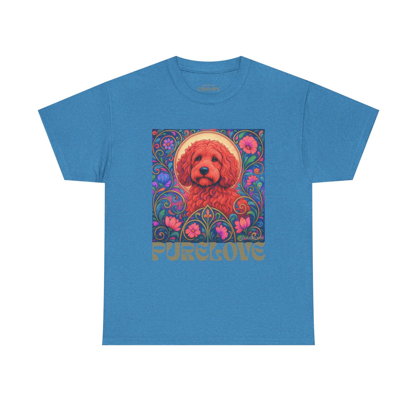 Red Cockapoo (Spoodle) Vintage Graphic T-Shirt – Unisex Cotton Tee for Dog Lovers