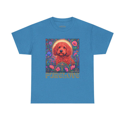 Red Cockapoo (Spoodle) Vintage Graphic T-Shirt – Unisex Cotton Tee for Dog Lovers
