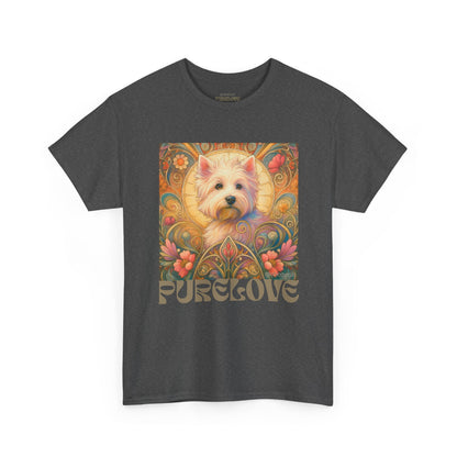 West Highland Terrier (Westie) Vintage Graphic T-Shirt – Unisex Cotton Tee for Dog Lovers