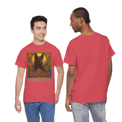 Black Kelpie Vintage Graphic T-Shirt – Unisex Cotton Tee for Dog Lovers