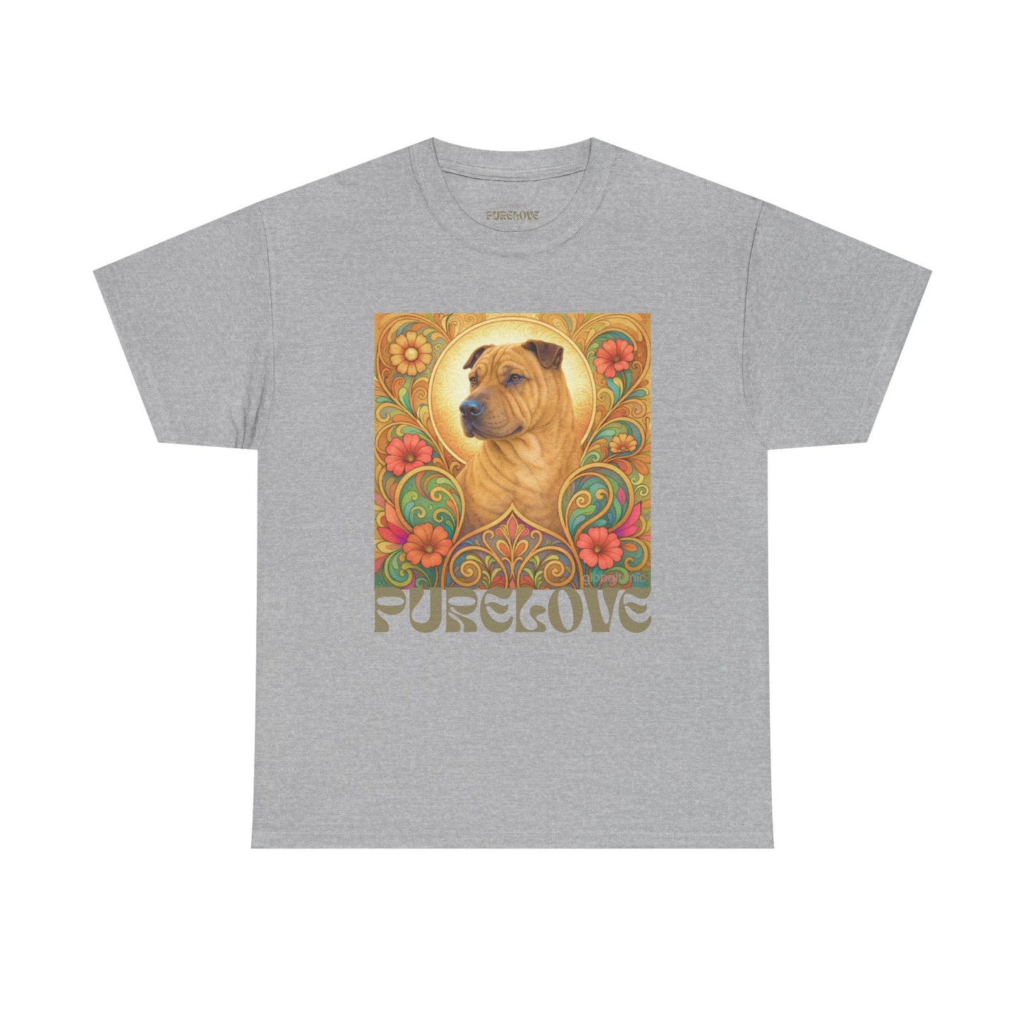 Shar Pei Vintage Graphic T-Shirt – Unisex Cotton Tee for Dog Lovers