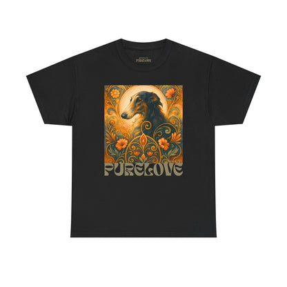 Borzoi Vintage Graphic T-Shirt – Unisex Cotton Tee for Dog Lovers