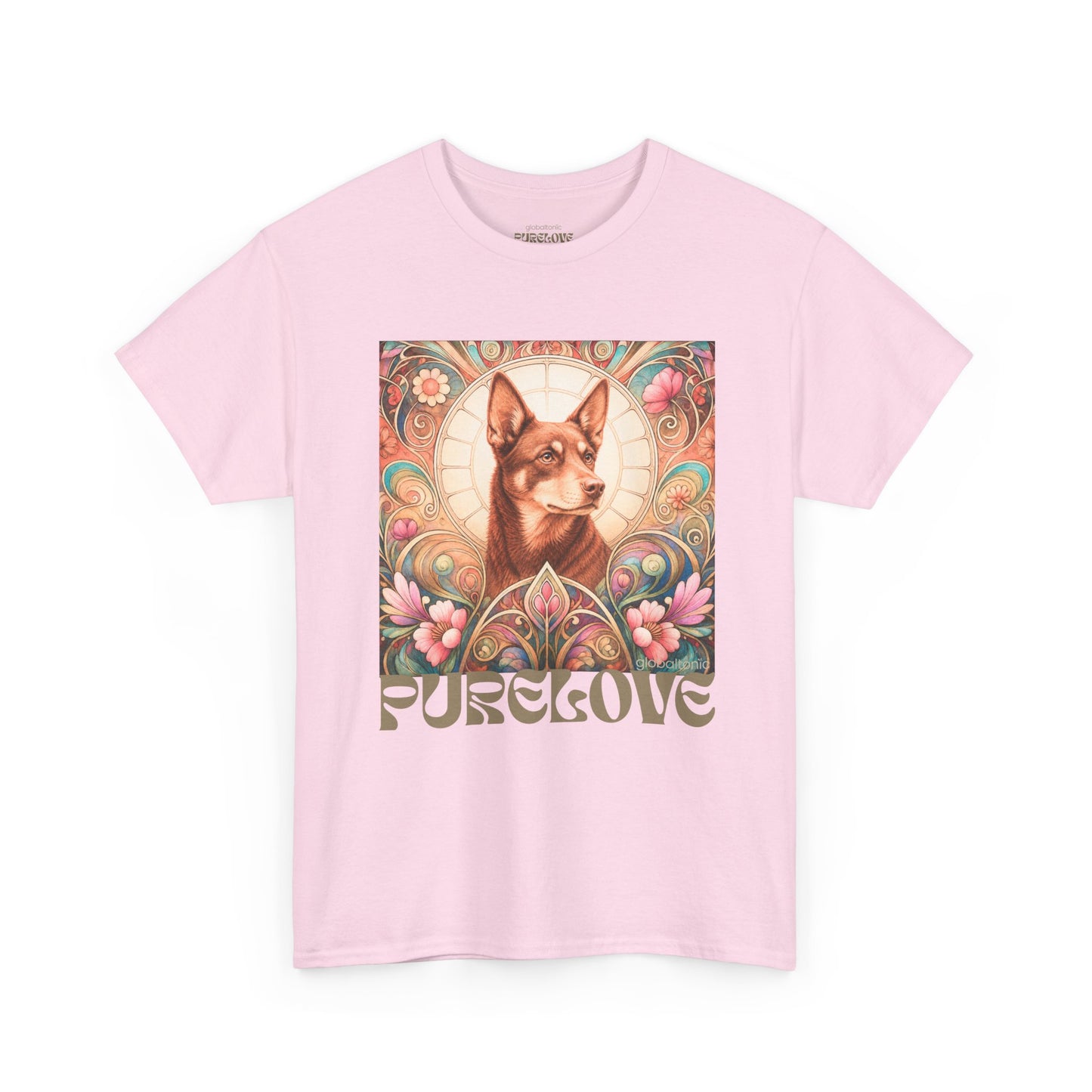 Kelpie Brown Vintage Graphic T-Shirt – Unisex Cotton Tee for Dog Lovers