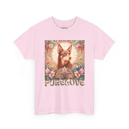 Kelpie Brown Vintage Graphic T-Shirt – Unisex Cotton Tee for Dog Lovers