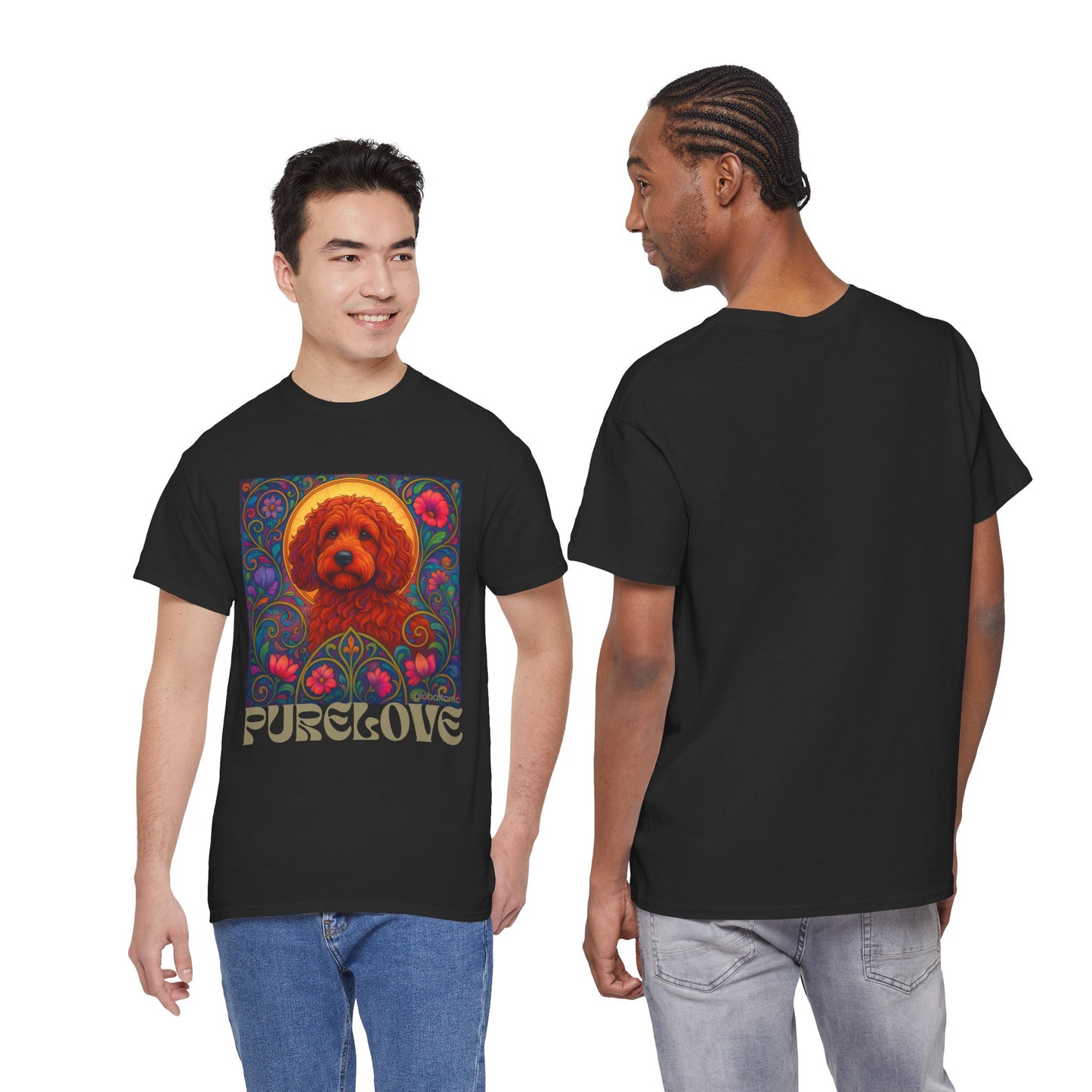 Red Cockapoo (Spoodle) Vintage Graphic T-Shirt – Unisex Cotton Tee for Dog Lovers