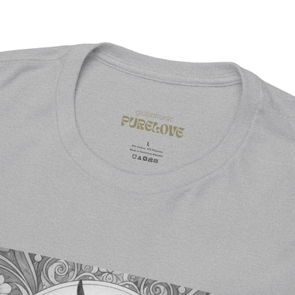 Doberman Vintage Unisex Cotton Tee for Dog Lovers (Black & White)