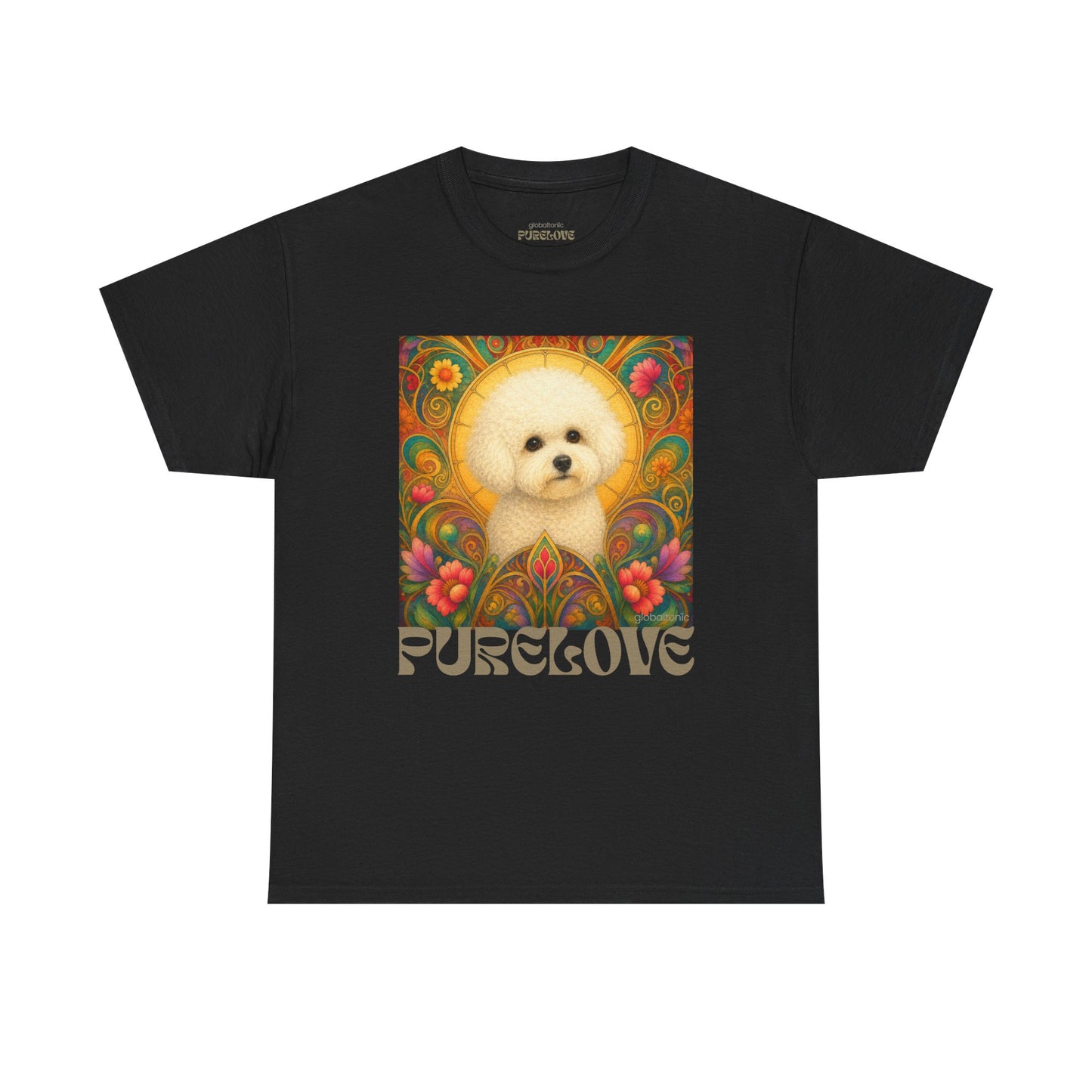 Bichon Frise Vintage Graphic T-Shirt – Unisex Cotton Tee for Dog Lovers