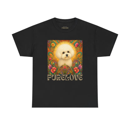 Bichon Frise Vintage Graphic T-Shirt – Unisex Cotton Tee for Dog Lovers