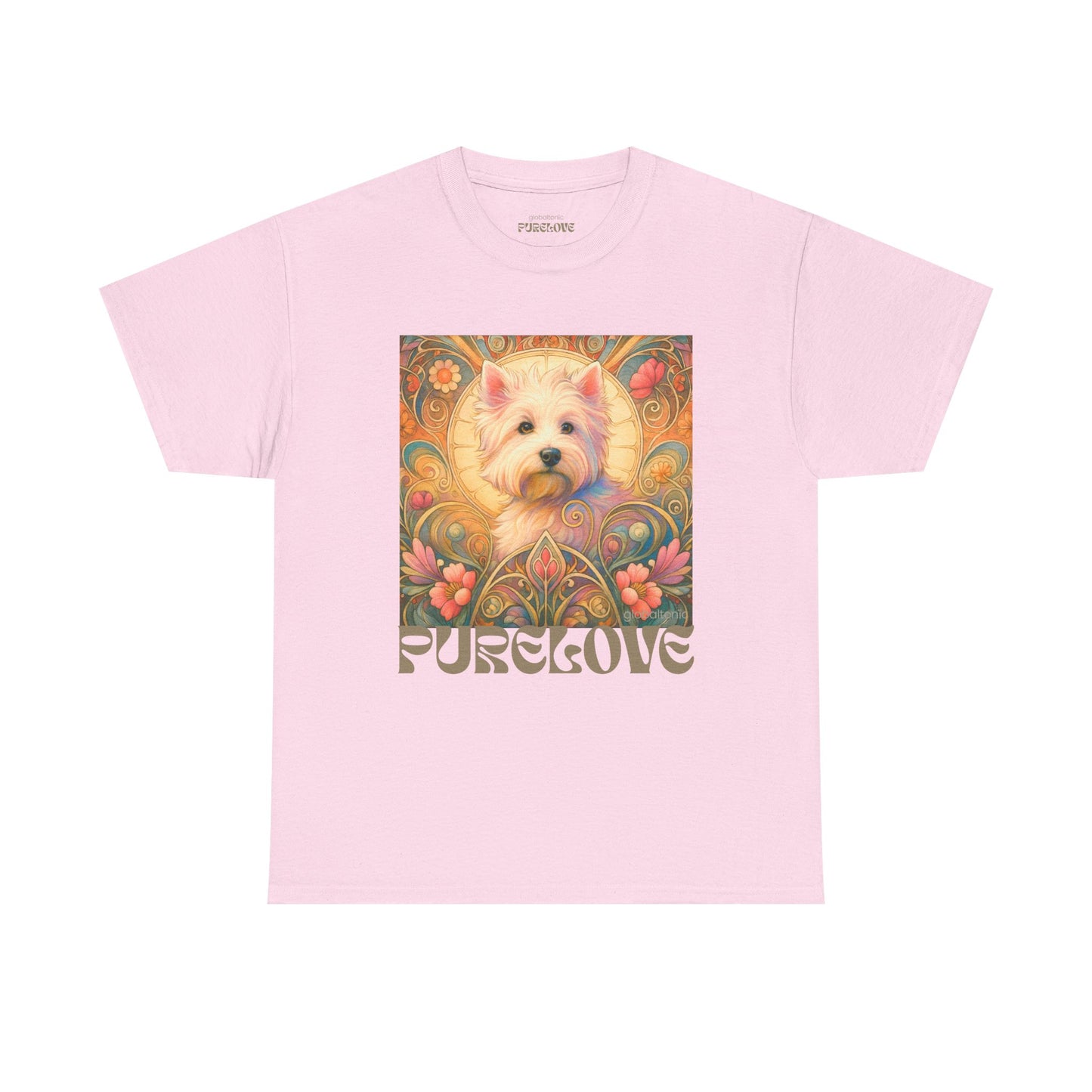 West Highland Terrier (Westie) Vintage Graphic T-Shirt – Unisex Cotton Tee for Dog Lovers