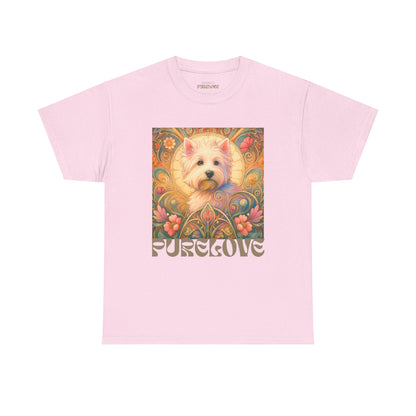 West Highland Terrier (Westie) Vintage Graphic T-Shirt – Unisex Cotton Tee for Dog Lovers