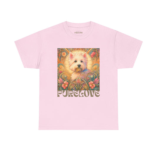 West Highland Terrier (Westie) Vintage Graphic T-Shirt – Unisex Cotton Tee for Dog Lovers