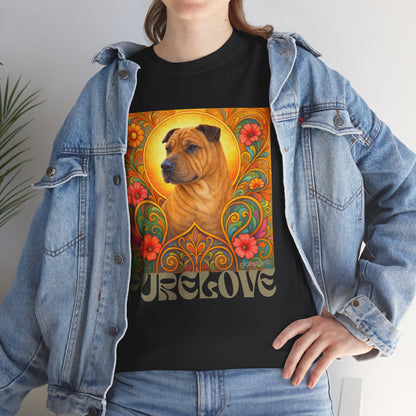 Shar Pei Vintage Graphic T-Shirt – Unisex Cotton Tee for Dog Lovers