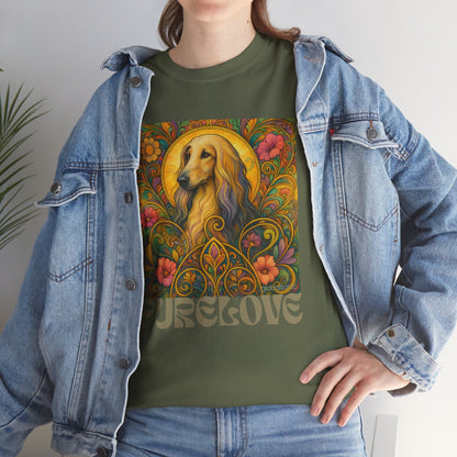 Afghan Vintage Graphic T-Shirt – Unisex Cotton Tee for Dog Lovers