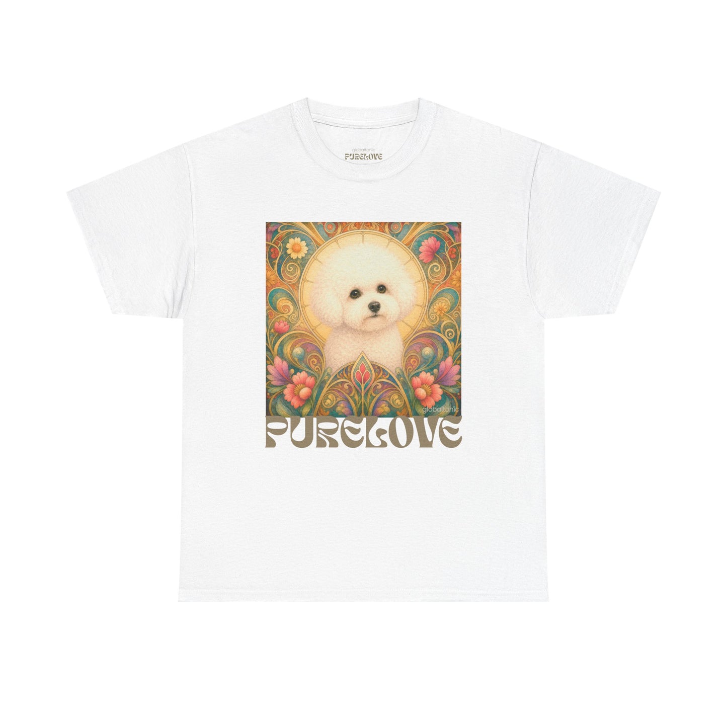 Bichon Frise Vintage Graphic T-Shirt – Unisex Cotton Tee for Dog Lovers