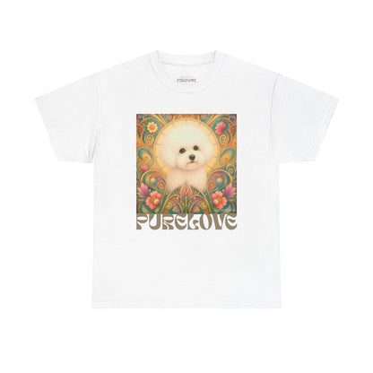 Bichon Frise Vintage Graphic T-Shirt – Unisex Cotton Tee for Dog Lovers