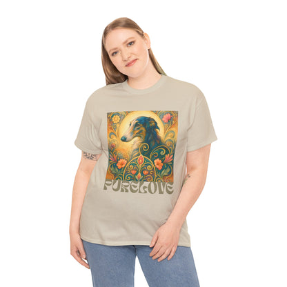 Borzoi Vintage Graphic T-Shirt – Unisex Cotton Tee for Dog Lovers