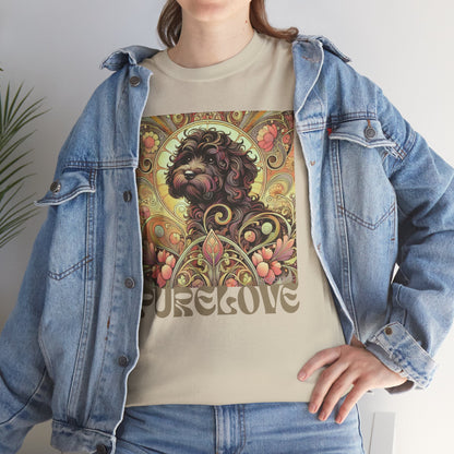 Black Cavapoo (Cavoodle) Vintage Graphic T-Shirt – Unisex Cotton Tee for Dog Lovers