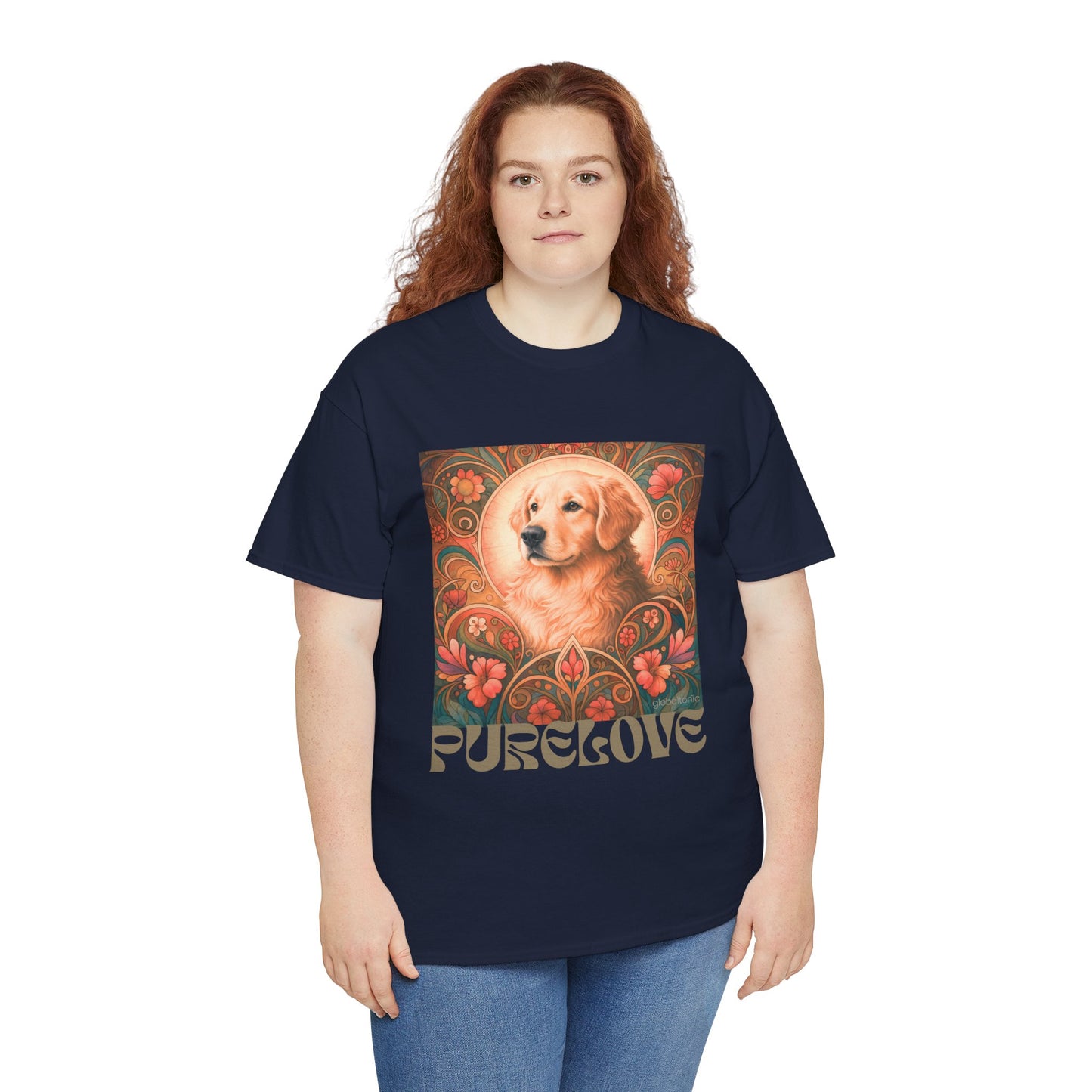 Golden Retriever Vintage Graphic T-shirt - Unisex Cotton Tee for Dog Lovers