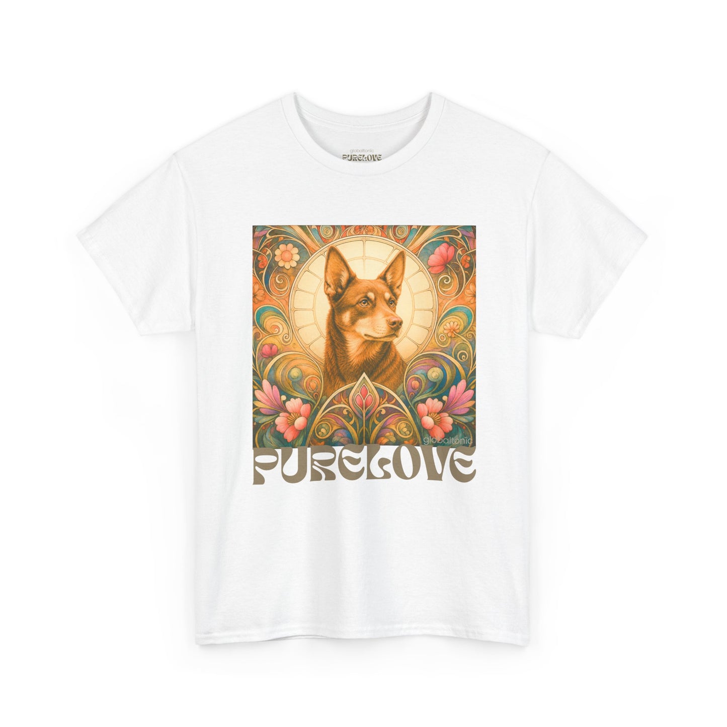Kelpie Brown Vintage Graphic T-Shirt – Unisex Cotton Tee for Dog Lovers